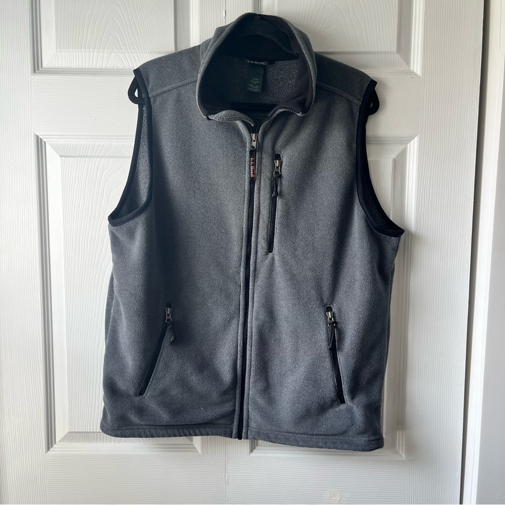 L.L. Bean fleece vest